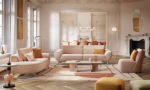 Canapé 2 places fixes