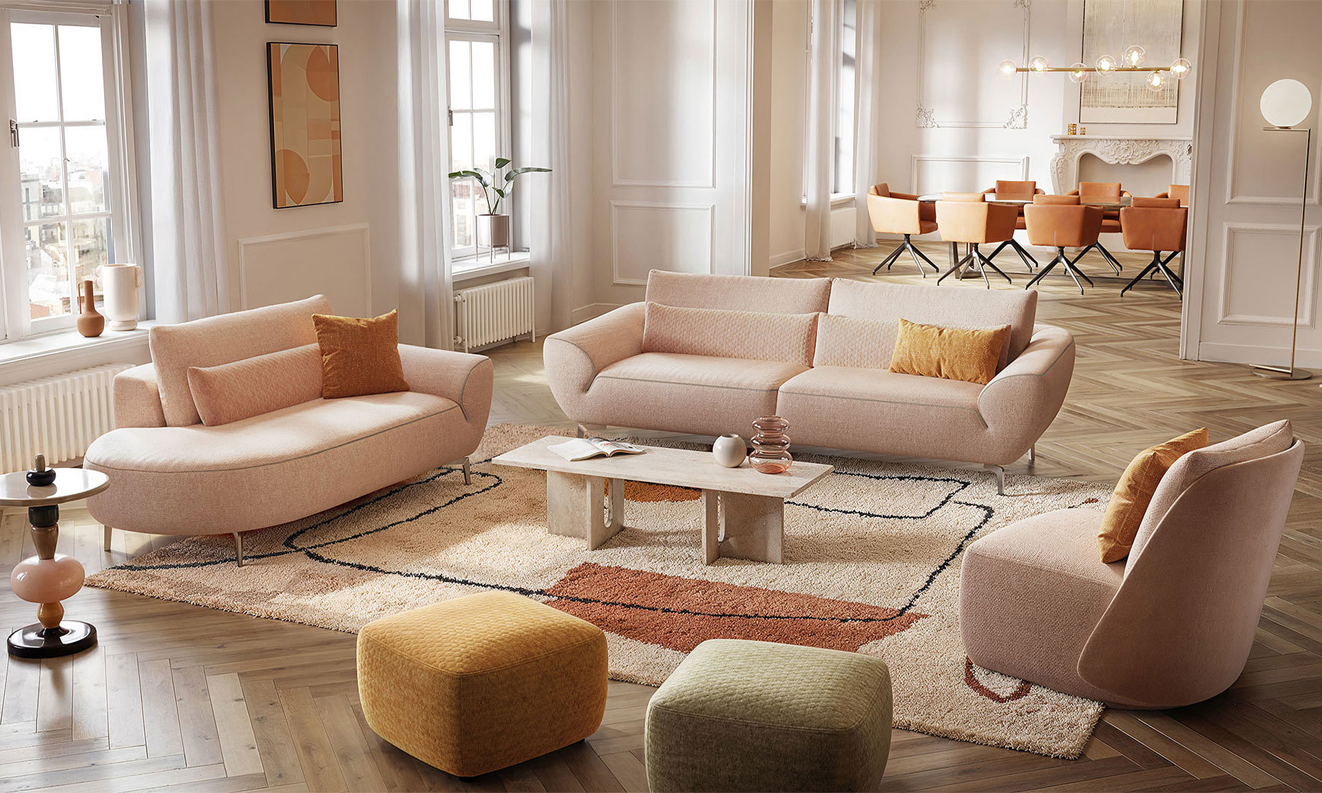 Canapé 2 places fixes – Image 2