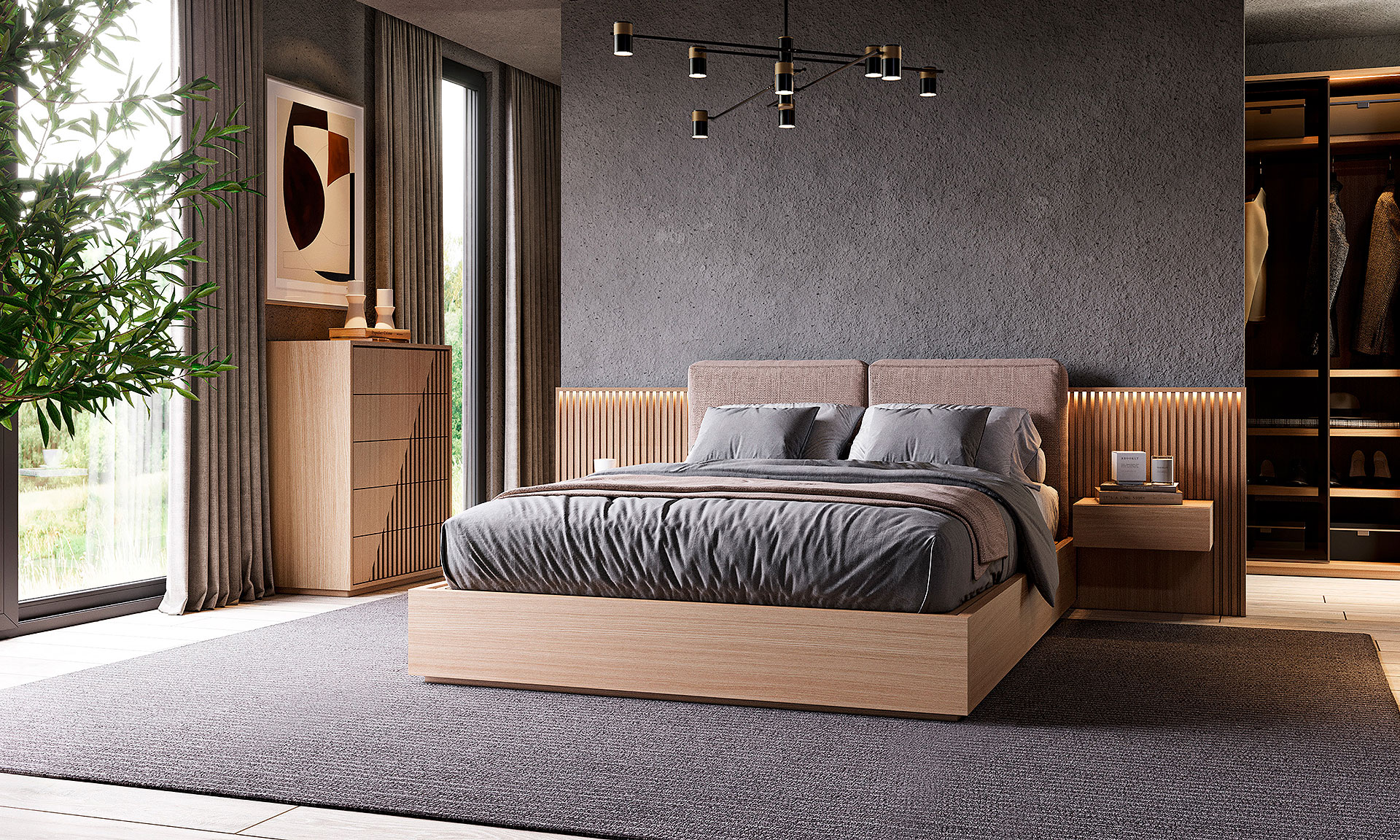 Lit seul 160 x 200 cm